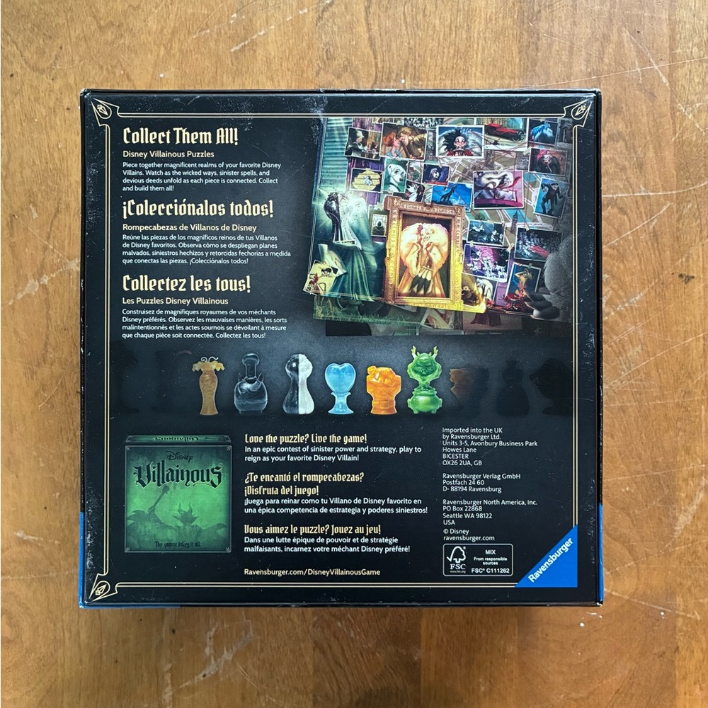 Ravensburger Disney Villainous Puzzle - Red and Black - Picture 9 of 10